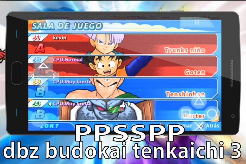 Download PPSSPP Dragonballz Budokai tenkaichi 3 Obby Tricks